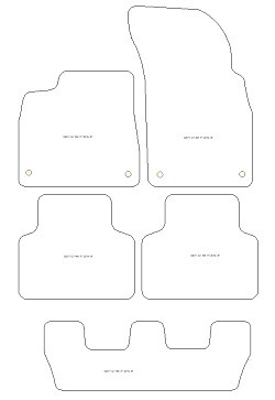Tapis pour Audi Q7 (4M) 7 sieges 10.2019- MTM Top