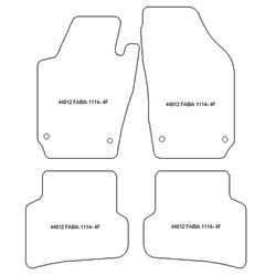 Tapis pour Skoda Fabia III (NJ) Station 11.2014-08.2021 MTM Top