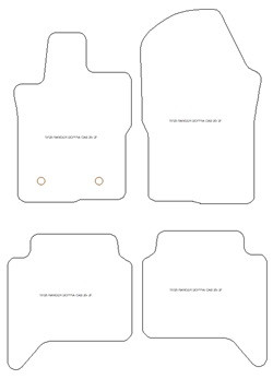 Tapis pour Ford Ranger Raptor 2022- MTM Top