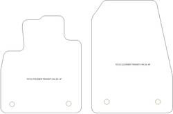 Tapis pour Ford Courier Transit 2024- MTM Top