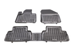 Tapis pour Hyundai Santa Fe IV (TM) 7 sieges 2018- MTM 3D caoutchouc