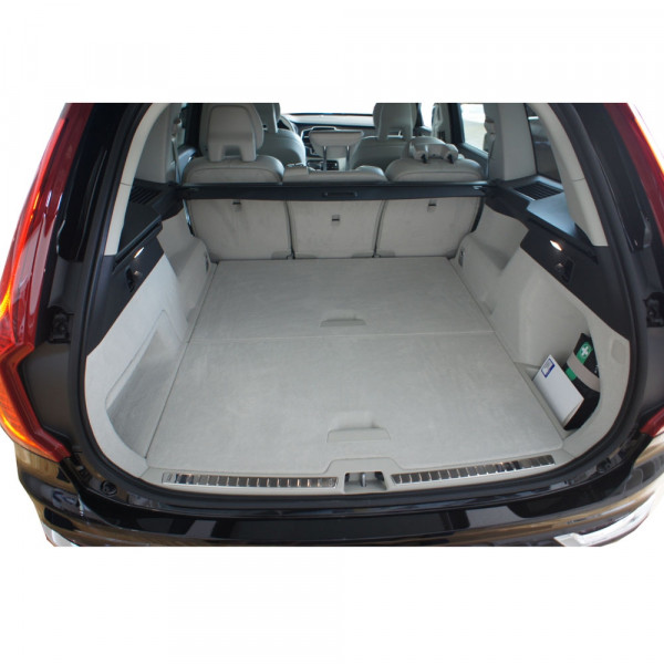  Auto Cuir Tapis Coffre Voiture pour Volvo XC90 (Facelift 2007)  5-Seat 2007-2014, Protection Contre Les Saliss Tapis de Coffre Voiture de  Coffre de Voiture Durable,F Red