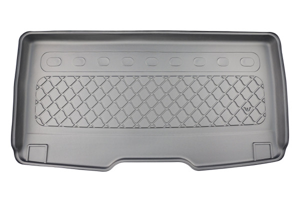 Bac De Coffre Antidérapant En Caoutchouc Pour VW Touran (2015+) - Noir, Facile à Nettoyer, 2 Ans Garantie