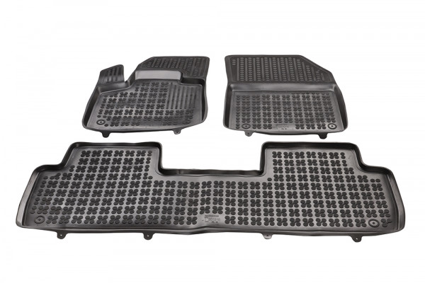 Tapis de sol Peugeot 5008 II 3D caoutchouc avec rebords