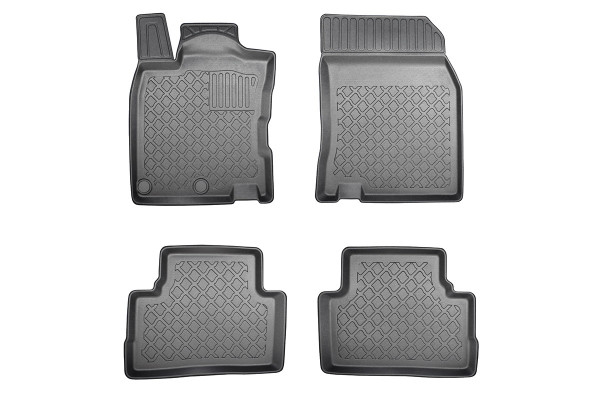 Tapis De Sol Sur Mesure En Caoutchouc TPE Pour Nissan Qashqai I (2006-2013) - Noir