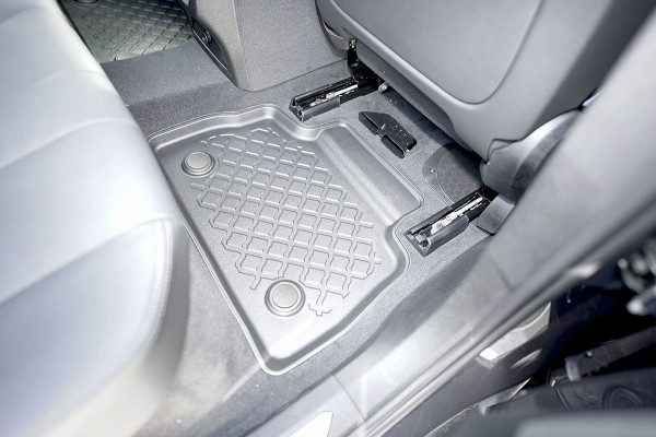 Tapis Auto BMW X6 E71 2008-2014 - Sur-Mesure Tout Noir - Protection Sol Intégrale Anti-Dérapant