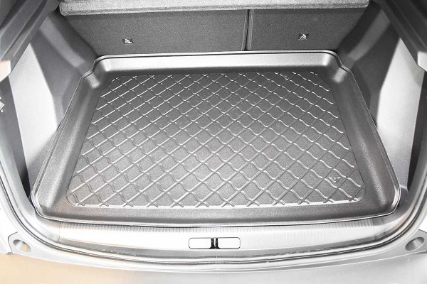  Doublure Coffre à Couverture complète Voiture, pour Peugeot  2008 2014-2019 Couverture complète Coffre arrière Voiture en Cuir-Tapis  Coffre,A