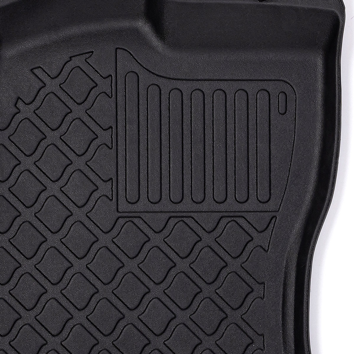 Tapis De Sol Sur Mesure TPE Pour Citroën C4 III HB (2020-2025) - 4 Pièces, Imperméables, Antidérapants, Faciles à Nettoyer