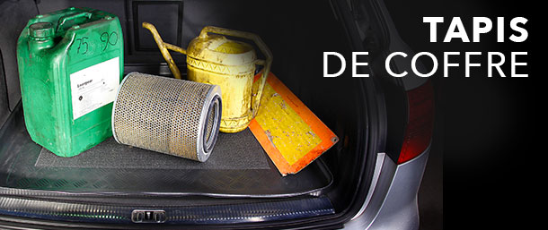 Tapis de voiture de voiture sur mesure - tissu noir - adaptés pour